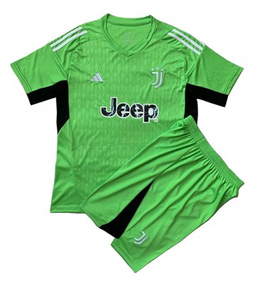 Maillot de foot Juventus Gardien de but Extérieur enfant 2023-24 Manches Courte (+ pantalon court)
